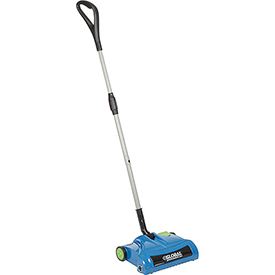 Rechargeable Cordless Sweeper - Gray - Black - Blue & Green - 12 in. Cleaning Path