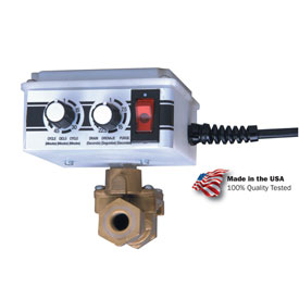 Electronic Tank Drain, 0.5 in. NPT, 200 PSI, 1-Phase 115V, 4 GPM Discharge, White