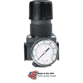 Tri-Star Regulator, Aluminum, 0.5 in. Npt, 250 PSI - Black