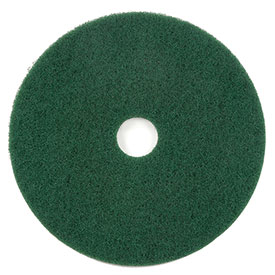 641290GN 18 in. Green Scrubbing Pad - 5 Per Case