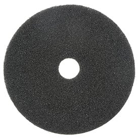 641290BK 18 in. Black Stripping Pad - 5 Per Case