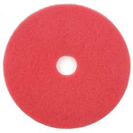 641290RD 18 in. Red Buffing Pad - 5 Per Case
