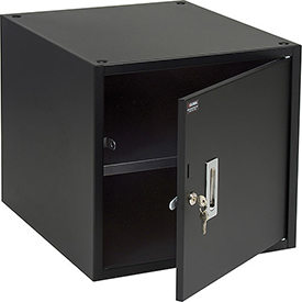 273116BK 16 in. Storage Cabinet - Black