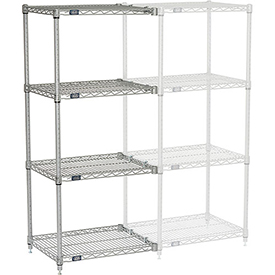 Global Industrial B969985 Nexelate Wire Shelving Add-On, 24 x 18 x 54 in.