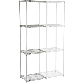 Global Industrial B969991 Nexelate Wire Shelving Add-On, 24 x 18 x 86 in.