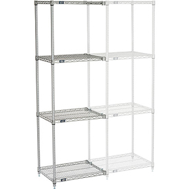 Global Industrial B969997 Nexelate Wire Shelving Add-On, 24 x 18 x 74 in.