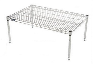 B2256487 Standard Wire Shelf Platform, Chrome - 24 x 30 x 14 in.