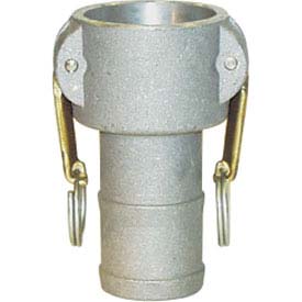 B553371 4 in. Dia. Type C Aluminum Spec Cam & Groove Coupler x Hose Shank