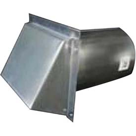 B629400 Speedi-Products Galvanized Wall Caps with Spring Damper, 10 in.