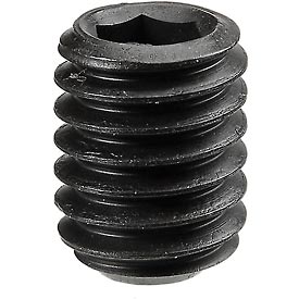 B2100410 Socket Set Screw - 0.38-16 x 0.5 in. - Cup Point - Steel Alloy - Black Oxide - UNC - Pack of 100
