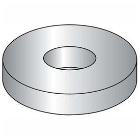 B2101210 Flat Washer - 0.38 in. - Low Carbon Steel - Zinc Clear CR Plus 3 - USS - Pack of 100