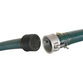 3 in. Suction Hose Kit - 25 ft., Aluminum Camlock, Green