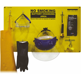 Forklift Battery PPE Protective Handling Kit, Yellow