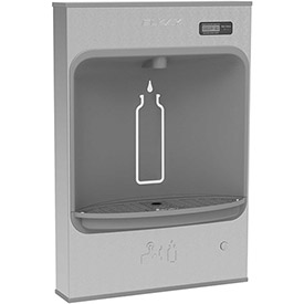EZH2O Mechanical Surface Mount with Battery-Powered Visual Monitor, Filtered - Stainless Steel