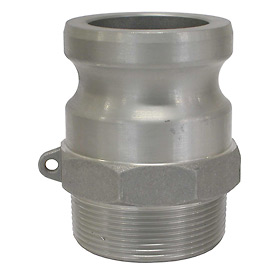 B187052 1.5 in. Aluminum Camlock Fitting - Male Coupler x MPT Thread