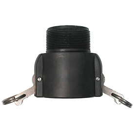 B187189 2 in. Polypropylene Camlock Fitting - Female Coupler x MPT Thread