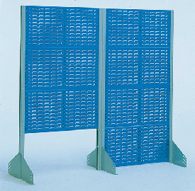 Picture of Bott B2178491 Freestanding Toolboard&#44; Double-Sided Louvered Panel&#44; 39 in. - 6 Panel - Add-On&#44; Blue