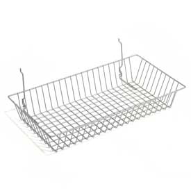 Picture of Econoco 331348 Wire Utility Basket&#44; 24 x 12 x 4 in.&#44; Chrome