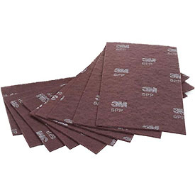 B581026 Scotch-Brite Surface Preparation Pad, 14 x 28 in. - Case of 10, Maroon