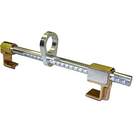 Adjustable Beam Anchor, Aluminum & Bronze, Fits 3-14 in. Flange