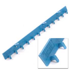 786CP32 4 ft. Standard Strip Curtain Door Mounting Bracket Kit - 2 ft. Sections, Blue