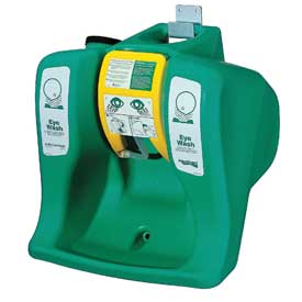 Picture of Guardian Equipment 237005 Portable Eye Wash Station&#44; 16 gal&#44; Green