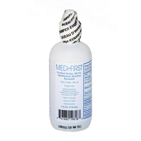 Eyewash Solution Bottle, 4 oz, Sterile Saline