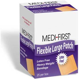 B811404 Woven Adhesive Bandage, Extra Heavy Weight, 2 x 3 in., 25 Per Box