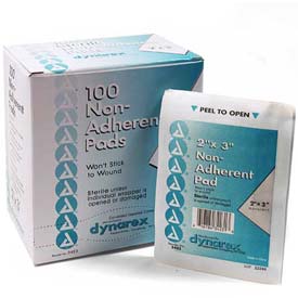 B811438 Non-Adherent Sterile Pads, 2 x 3 in. - 100 Per Box