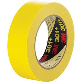Picture of 3M B1016464 Masking Tape 301 Plus, 1.89 in. x 60.15 Yards - Yellow