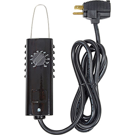 Line Voltage Thermostat - Industrial Series - 6 ft Cord - SPST Cool Only - UL Approved