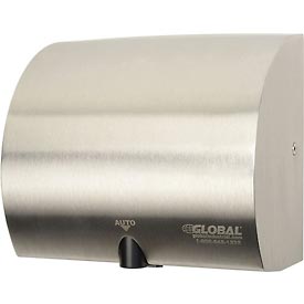 High Velocity Automatic Wall Hand Dryer, Stainless Steel, 120V