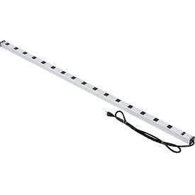 Picture of Global Industries 500891 72 in. 16 Outlet Aluminum Power Strip with 6 ft. Cord