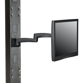436945BK Fixed Height LED & LCD Flat Panel Monitor Arm with VESA Plate, Black