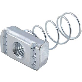 713103 1.63 in. Channel Nut, Electro-Galvanized, 0.38-16 in.