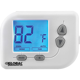 246117 Programmable Thermostat, Heat, Cool, Off Mode, 5-1-1 Programmable, White