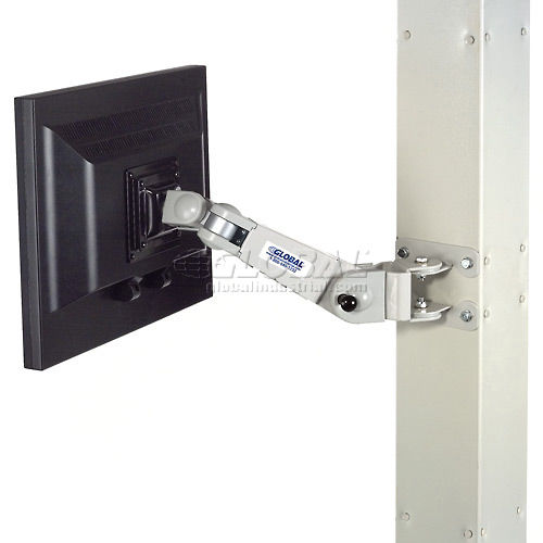 436945BG Fixed Height LED & LCD Flat Panel Monitor Arm with VESA Mounting Plate, Beige