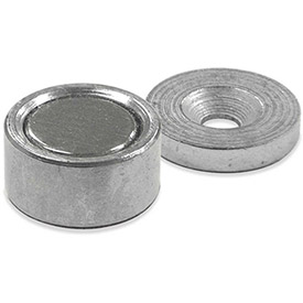 B1798455 Neodymium Latch Magnet - 6 lbs Pull Nickel - Chrome Plating