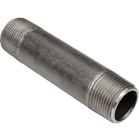 B1754553 0.75 x 4 in. Black Steel Pipe Nipple - 150 PSI