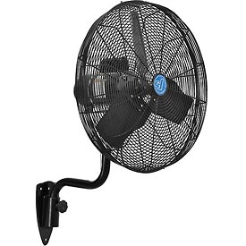 Continental Dynamics 24in Premium Wall Mount Fan, TEAO Motor, 2 Speed, 9,400 CFM, 120V, 1/2 HP