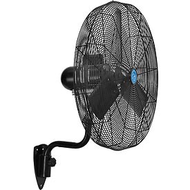 CD Premium 30 in. Oscillating Wall Mount Fan, 0.5 HP TEAO Motor, 11,500 CFM - Black