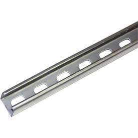 Slotted Channel - Pre-Galvanized Zinc Plated - 12 Gauge - 8 ft - Durable Strength