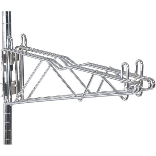 DAB12C 12 in. Double Arm Shelf Bracket - Chrome