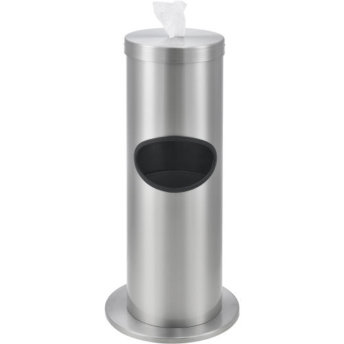 Floor Standing Sanitary Wipe Dispenser - Stainless Steel