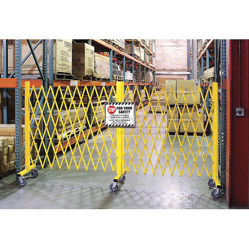 Steel Portable Barricade Gate Replacement Sign, Aluminum, For 652923