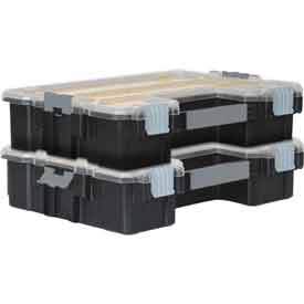 FatMax Deep Organizer - Black/Yellow - 10 Compartments - Heavy-Duty Design