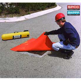 Ultra-Drain Square Seal - 36 x 36 x 0.38 in., Orange