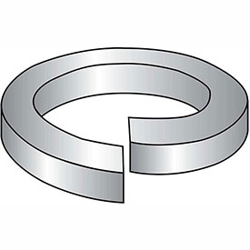 B2100986 Hi Collar Split Lock Washer - 0.38 in. - Thru Hardened Medium Carbon Steel - Plain - Pack of 100