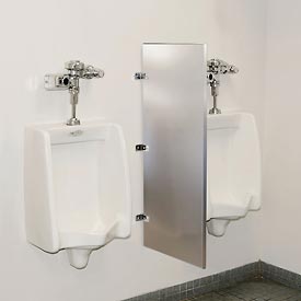 Bathroom Stainless Steel Urinal Screen, 18 x 42 in.