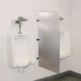 Bathroom Stainless Steel Urinal Screen, 24 x 42 in.